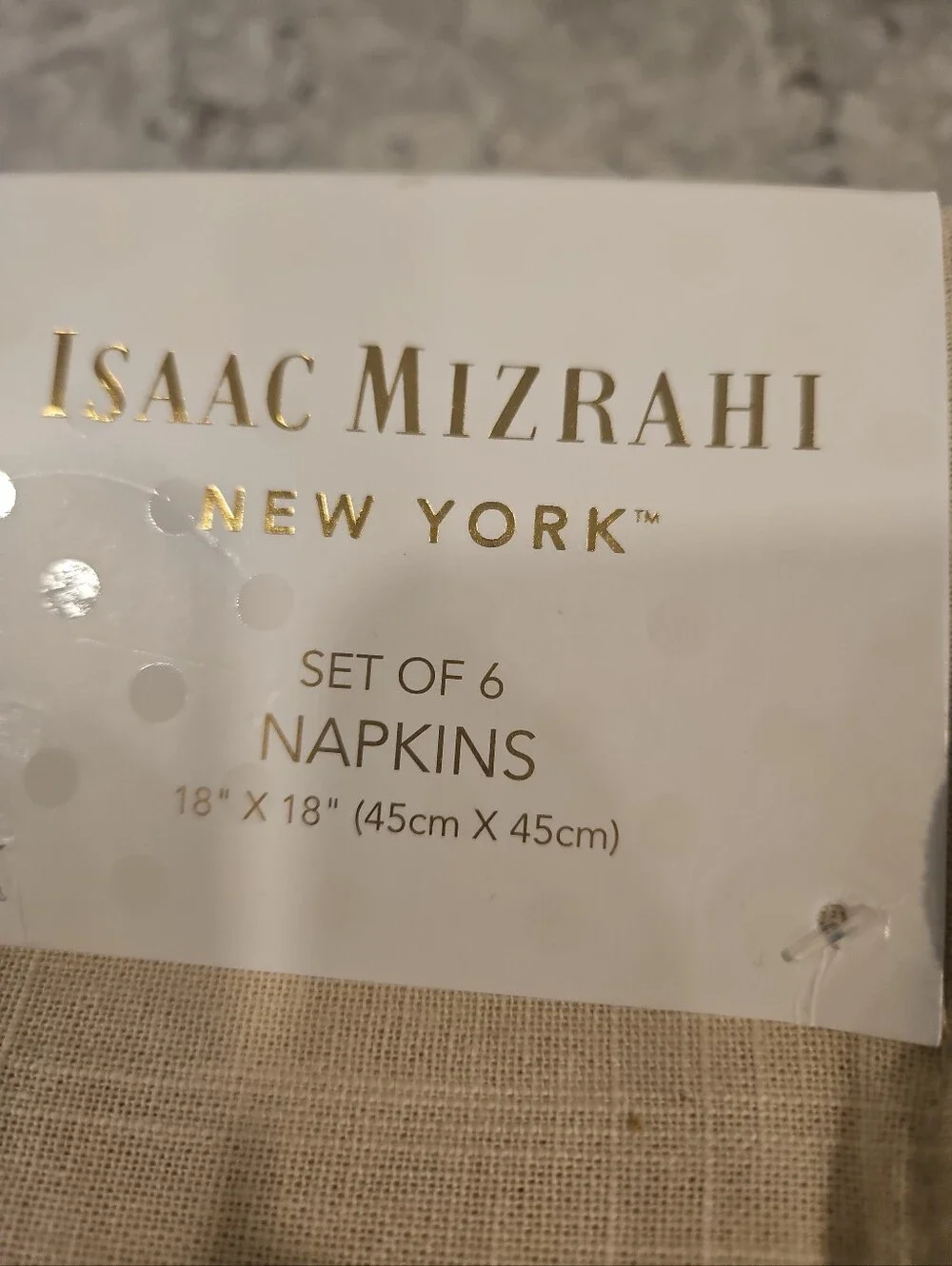 Isaac Mizrahi Halloween Vintage Pumpkins Napkin Set (6) Jack-o-lantern
